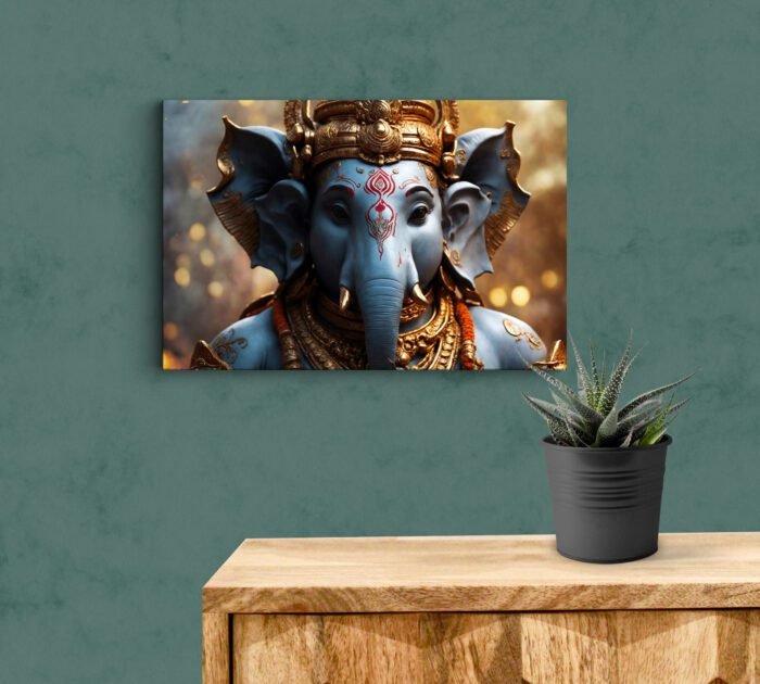 AI Generated God Ganesha Acrylic Photo