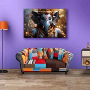 AI Generated God Ganesha Acrylic Photo