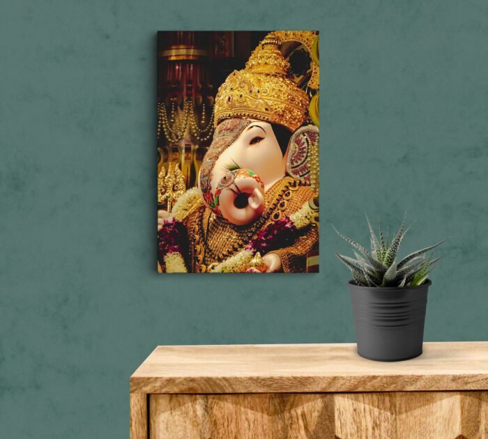 Dagadusheth Halwai Ganapati Landscape Acrylic Photo