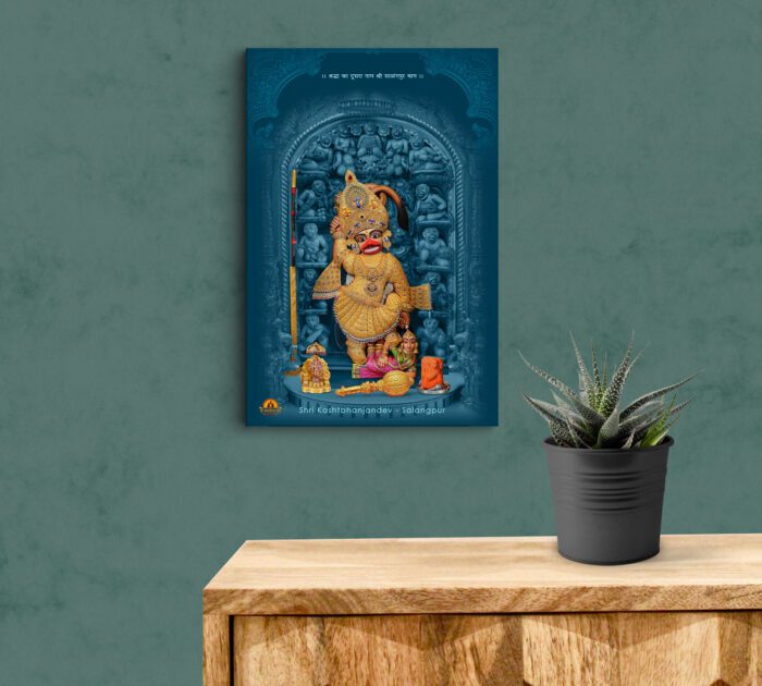 Blue Salangpur Hanumanji Acrylic Photo