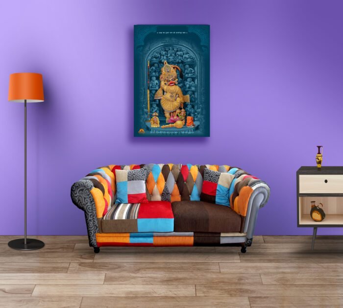 Blue Salangpur Hanumanji Acrylic Photo