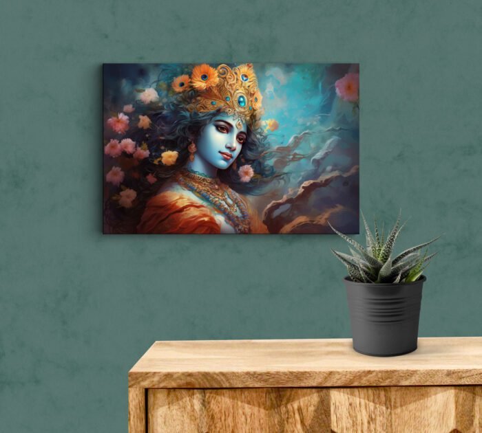 Radhe Krishna PaintingArt Acrylic Photo