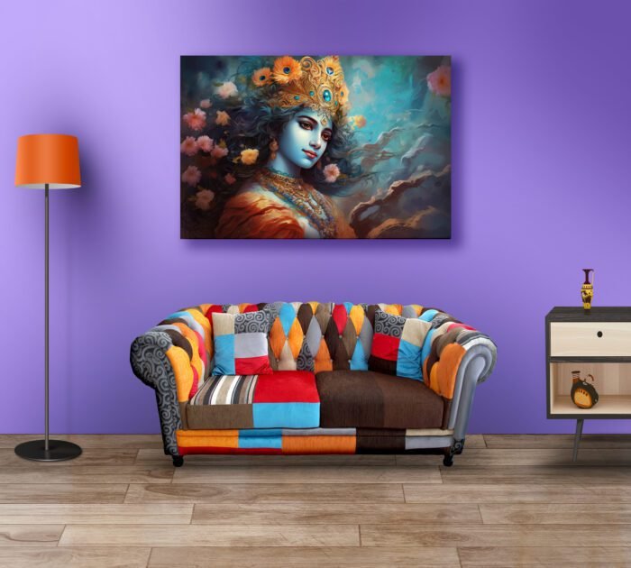 Radhe Krishna PaintingArt Acrylic Photo