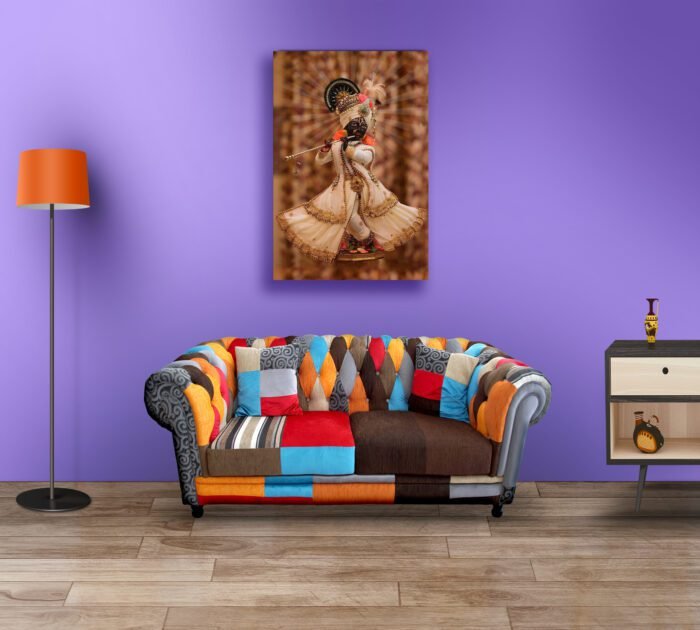 Kanha Ji with Basuri Acrylic Photo