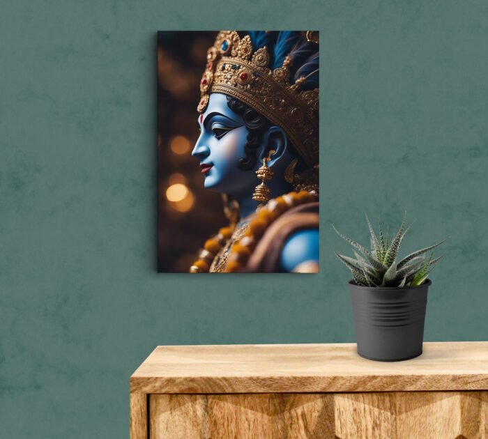AI Generated Krishna Acrylic Photo