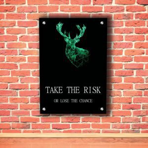 Take The Risk or Lose The Change Acrylic Photo