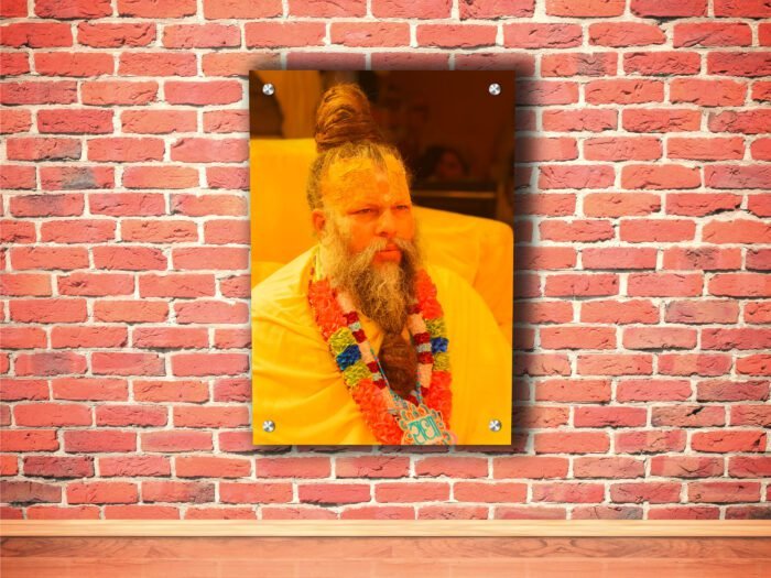 Premanand Ji Maharaj Portrait Acrylic Photo