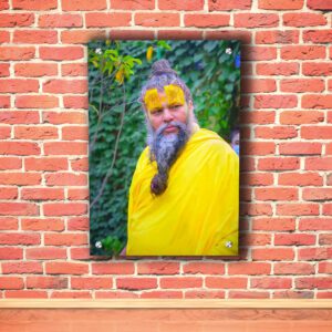 Shri Premanand Govind Sharan Ji Maharaj Religious Acrylic Photo